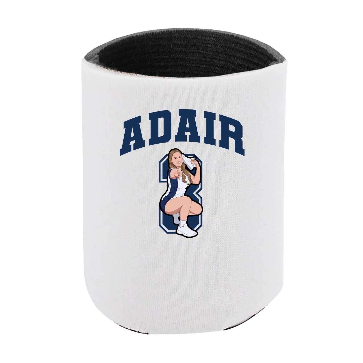 Can Holder — Number in White