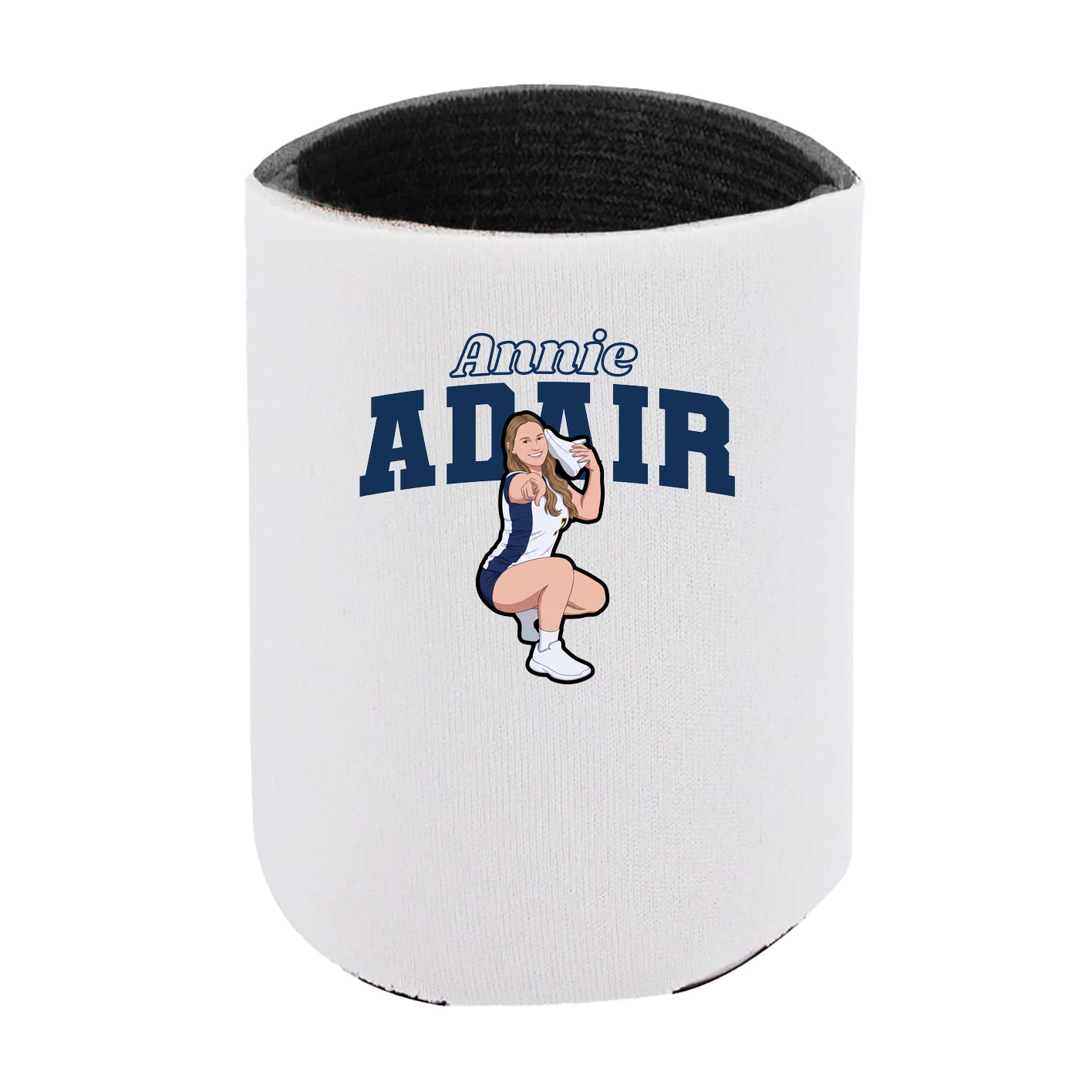 Can Holder — Name Arch in White