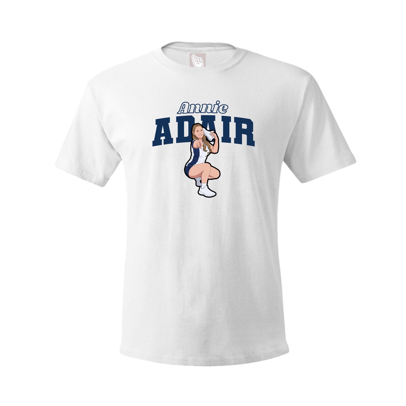 Tee — Name Arch in White