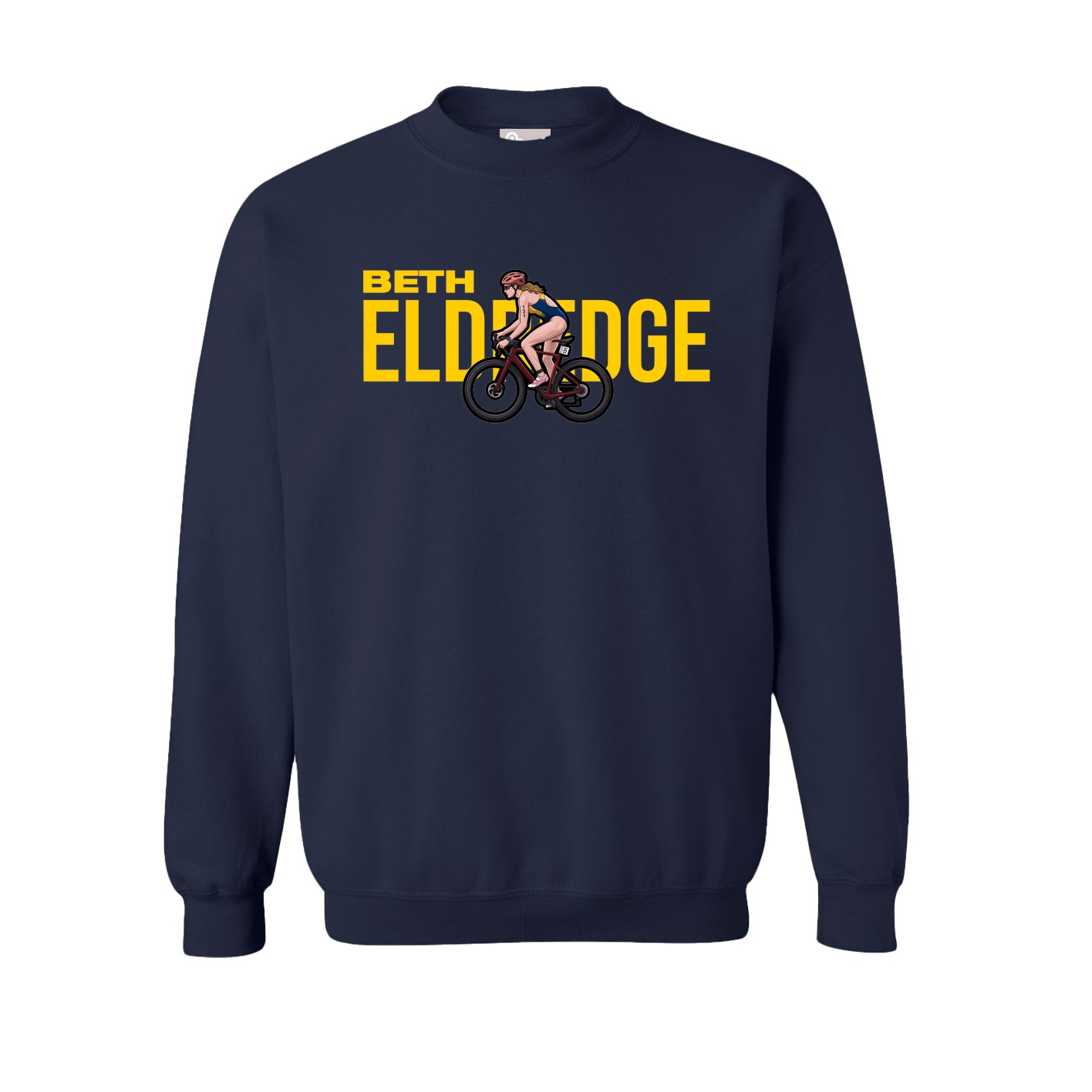 Fleece Crew — Player Name in Navy