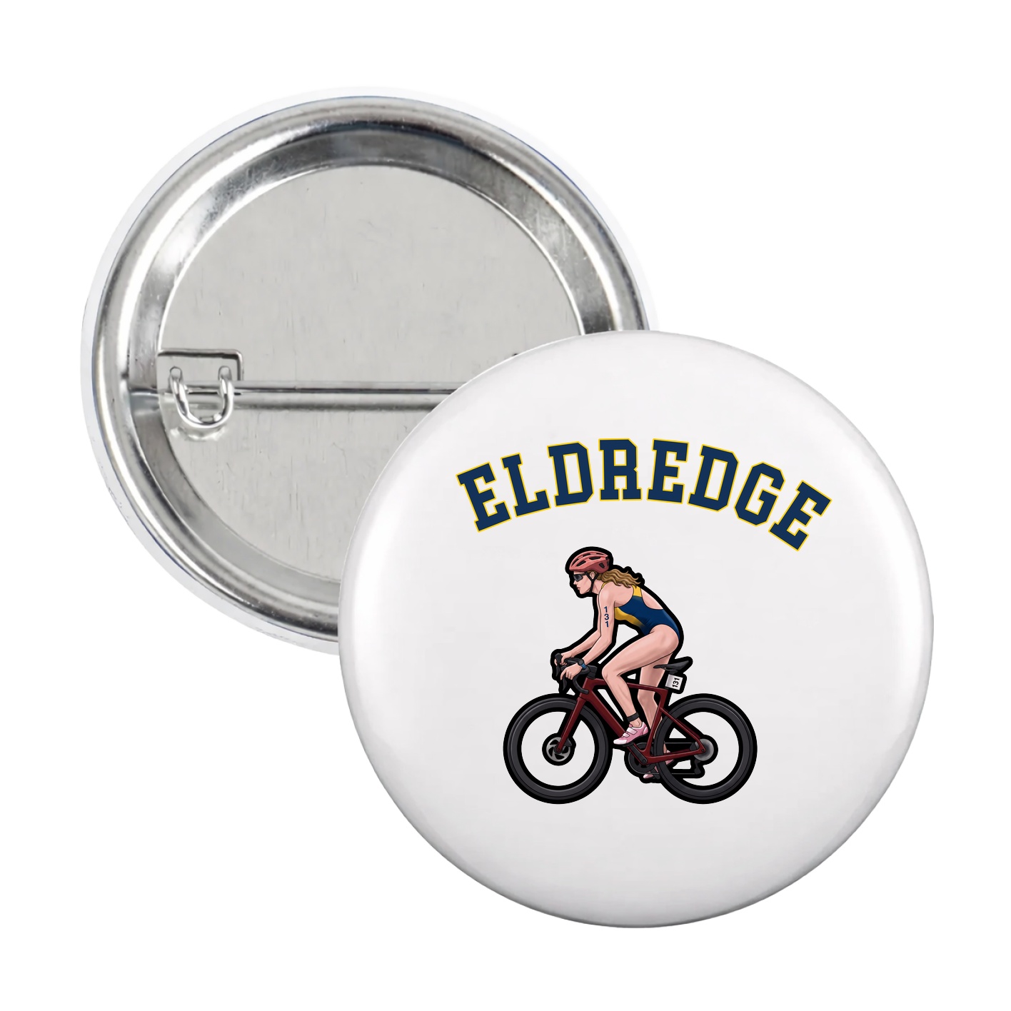Game Day Button — Shirsey Arch in White