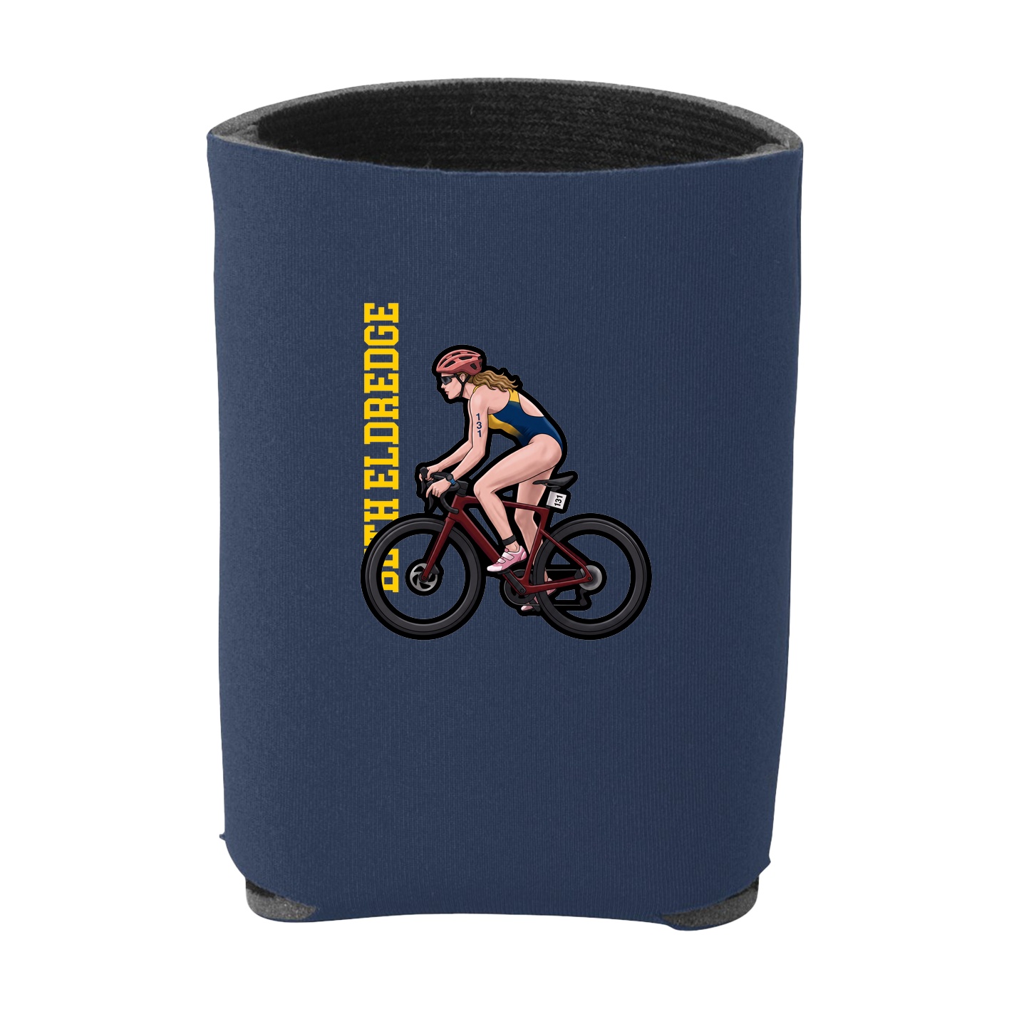 Can Holder — Name Vertical in Navy