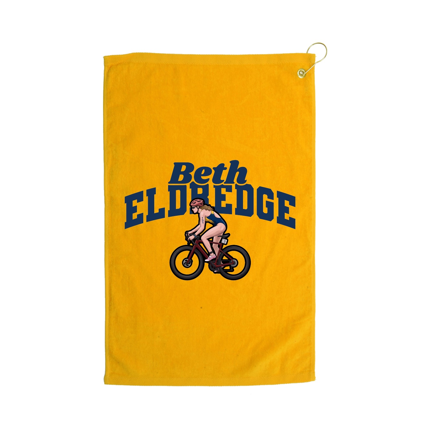 Golf Towel — Signature Arch in Gold