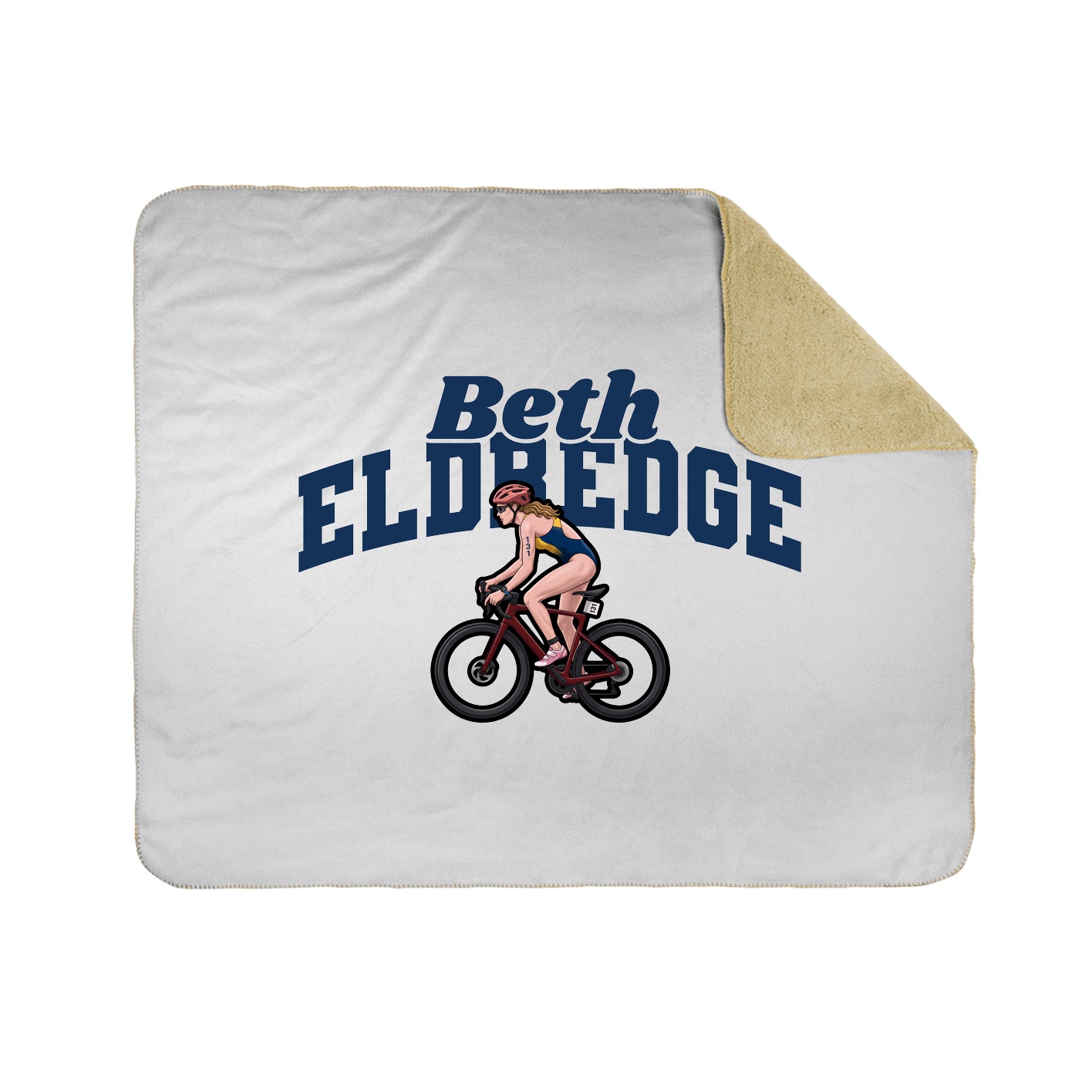 Throw Blanket — Signature Arch in White