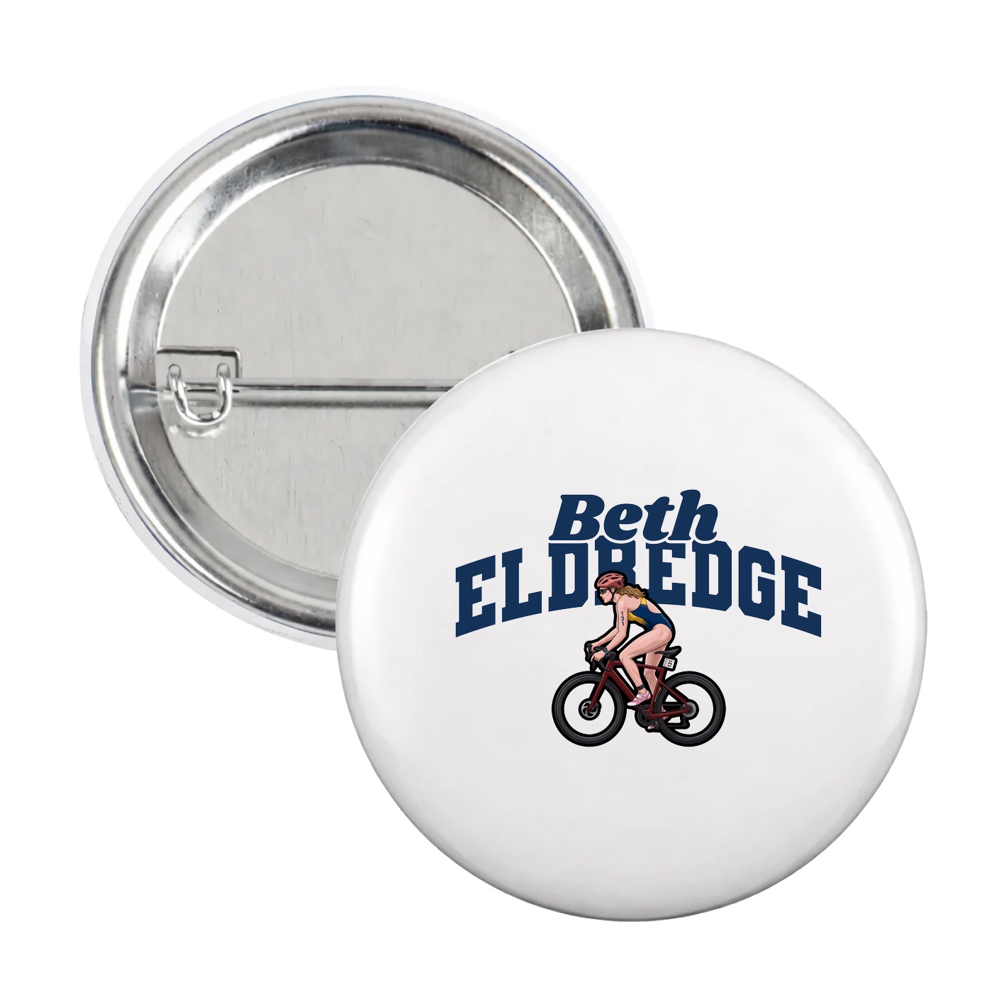 Game Day Button — Signature Arch in White