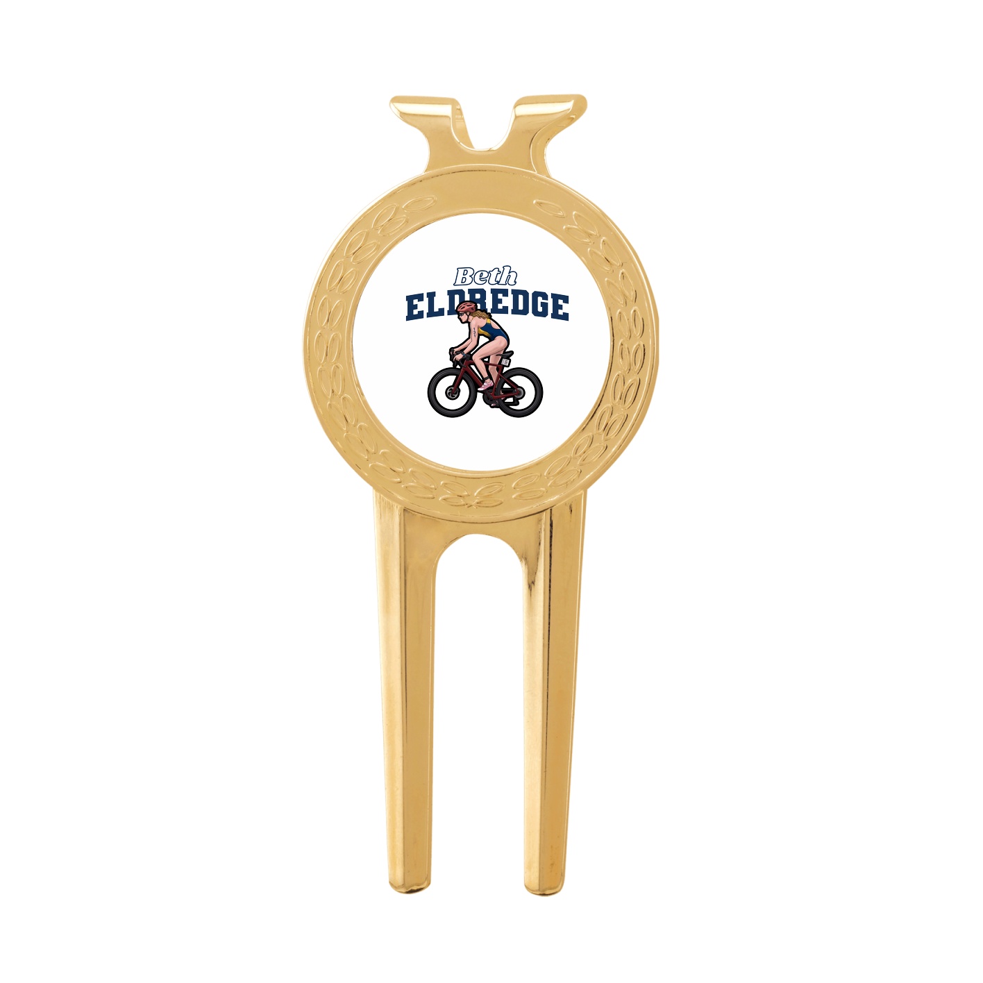 Divot Tool with Ball Marker — Name Arch in Classic