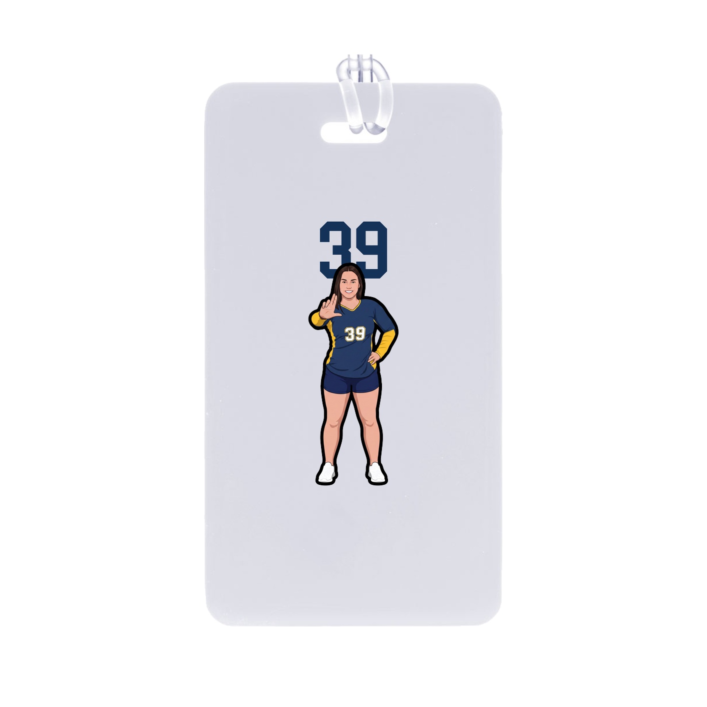 Bag Tag — Number Top in Classic