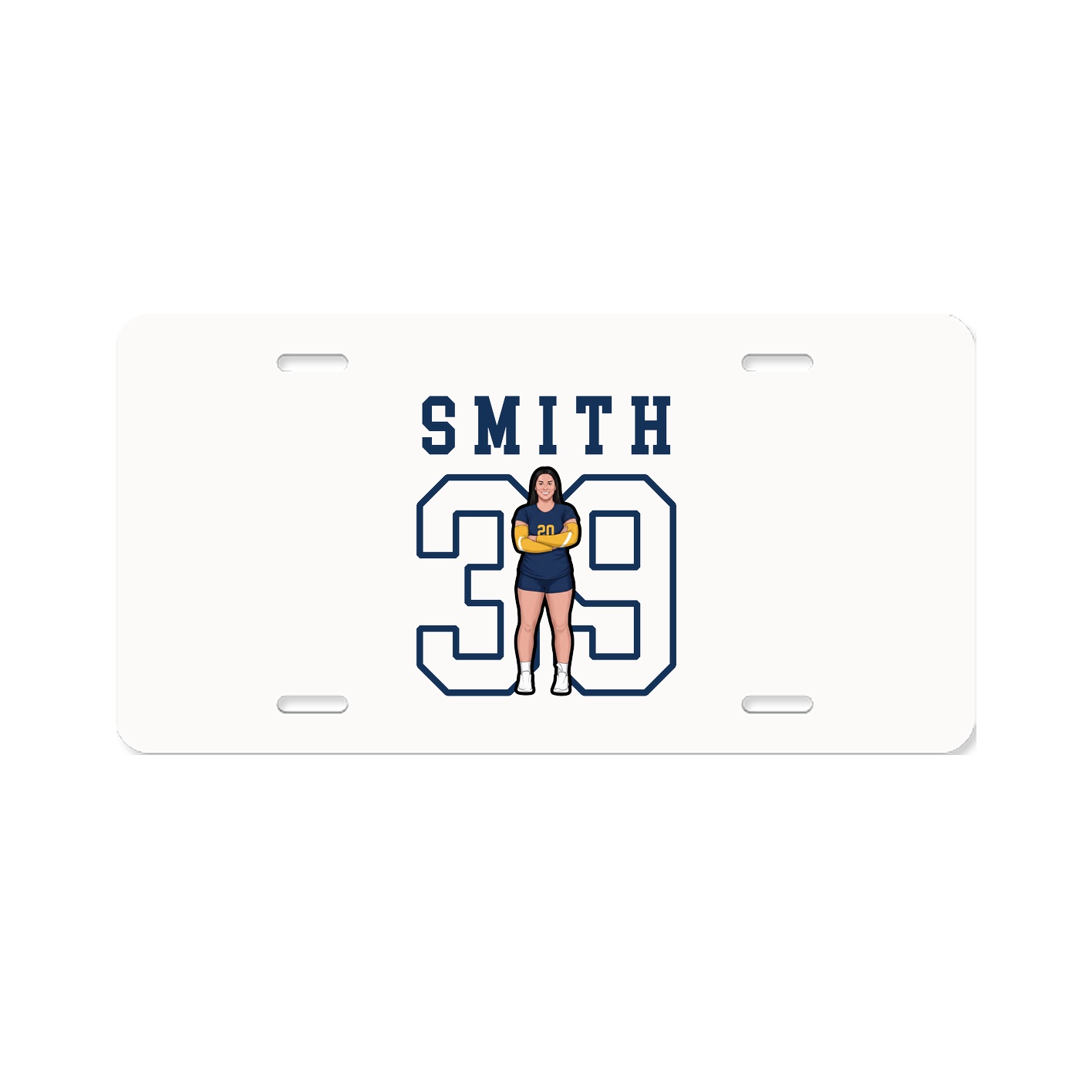 License Plate — Shirsey in Classic