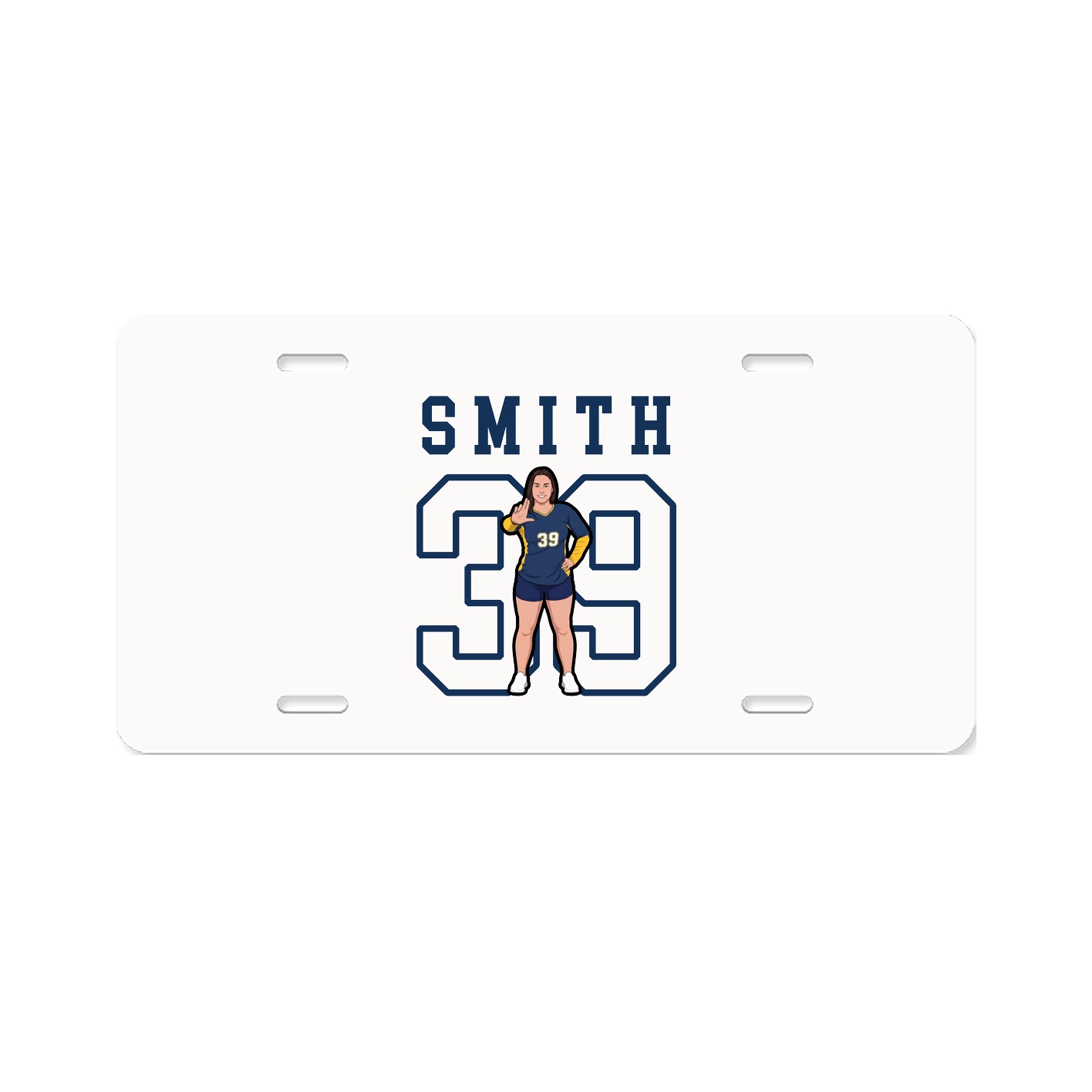 License Plate — Shirsey in Classic