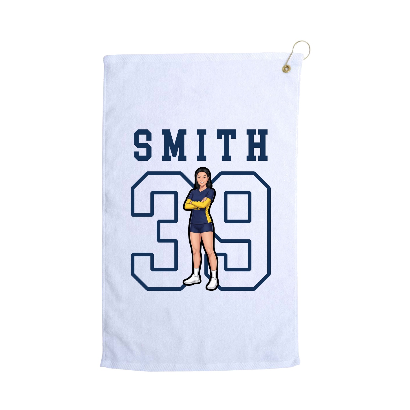 Golf Towel — Shirsey in White