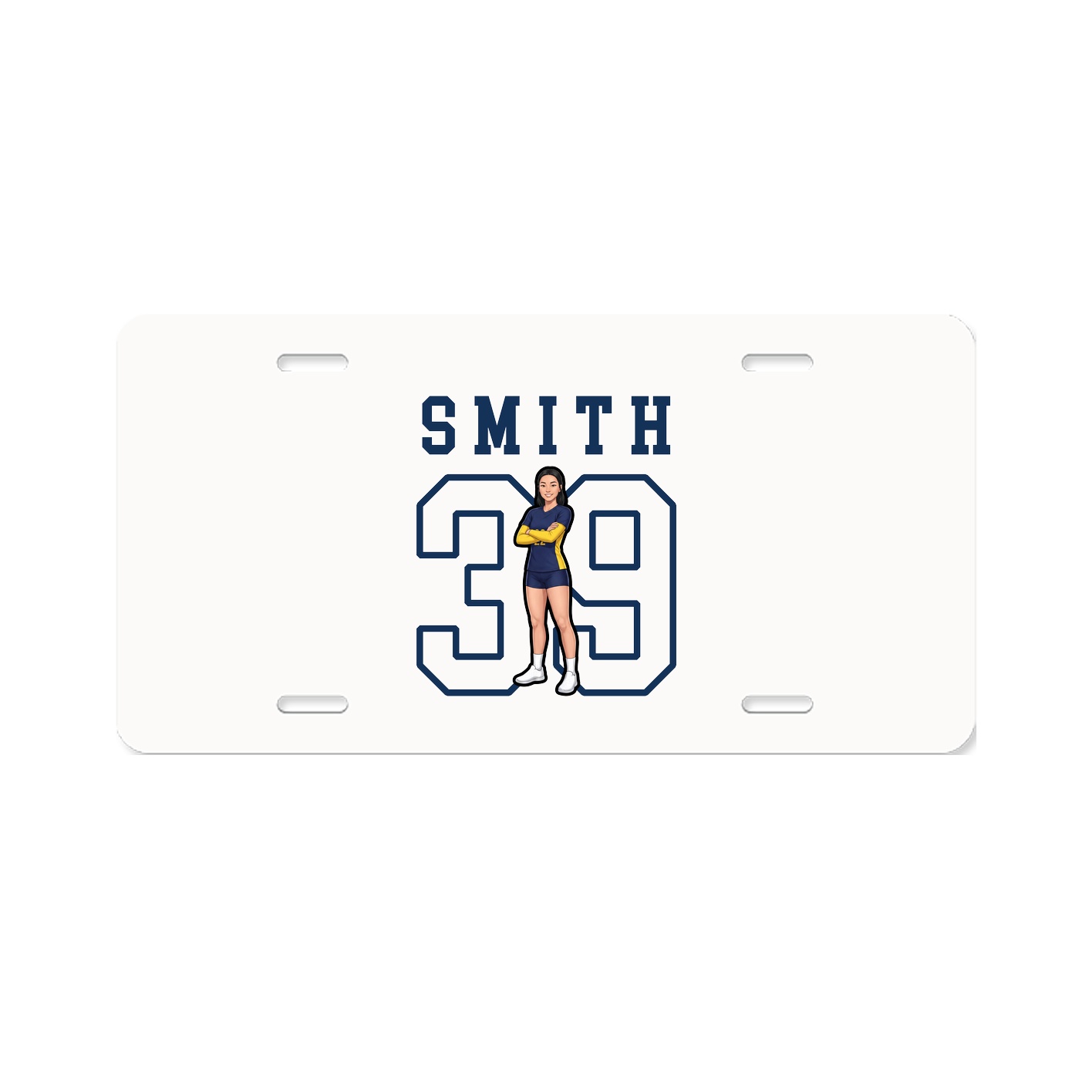 License Plate — Shirsey in Classic