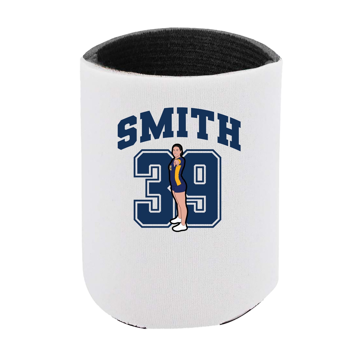 Can Holder — Number in White