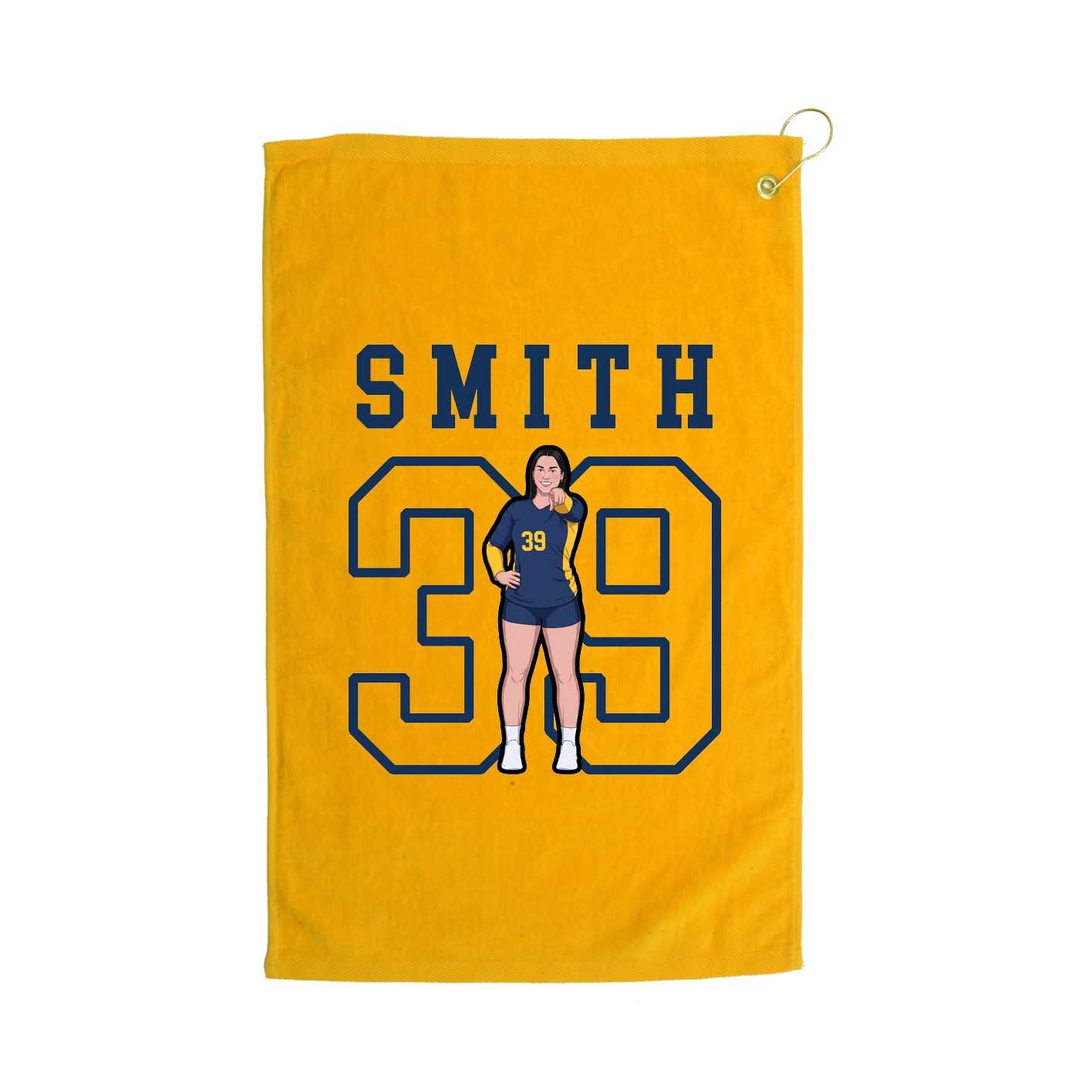 Golf Towel — Shirsey in Gold