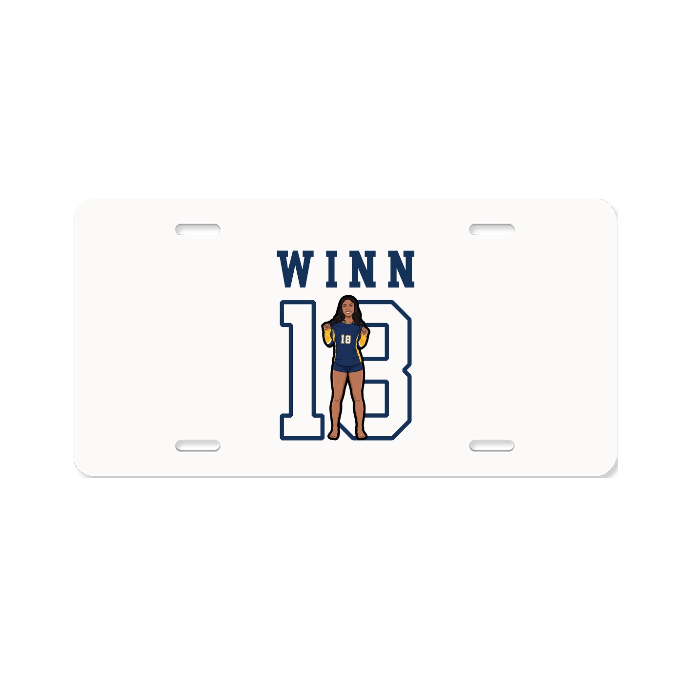 License Plate — Shirsey in Classic