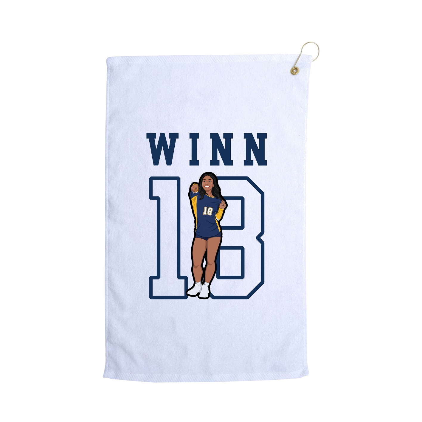 Golf Towel — Shirsey in White