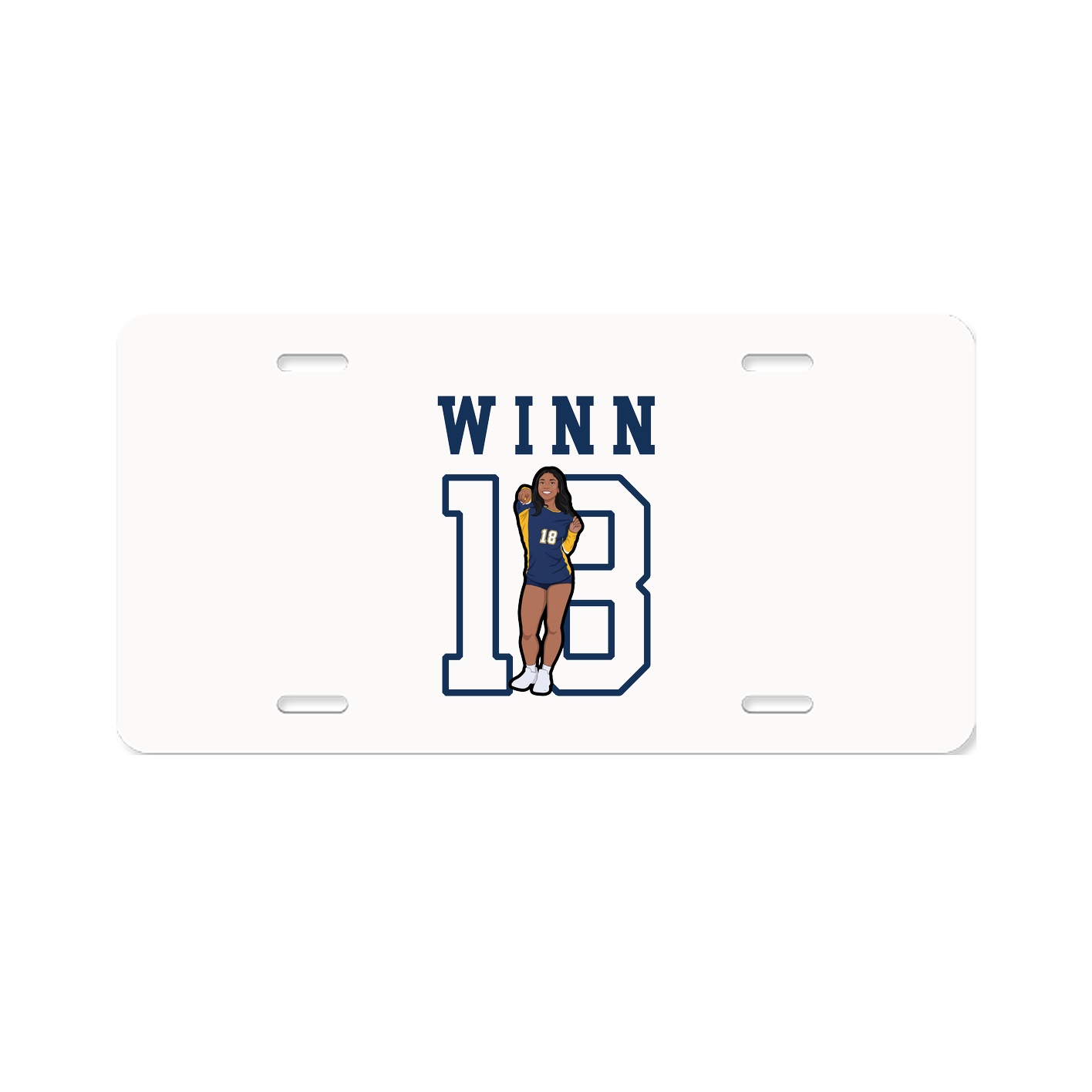 License Plate — Shirsey in Classic