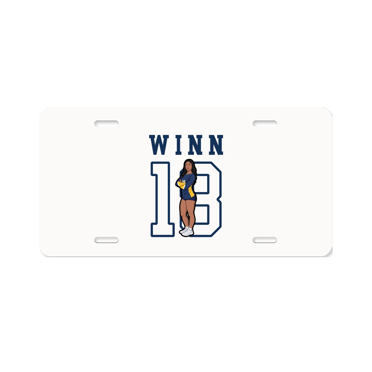 License Plate — Shirsey in Classic