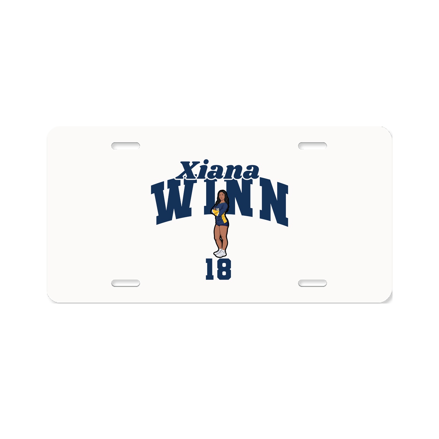License Plate — Signature Arch in Classic