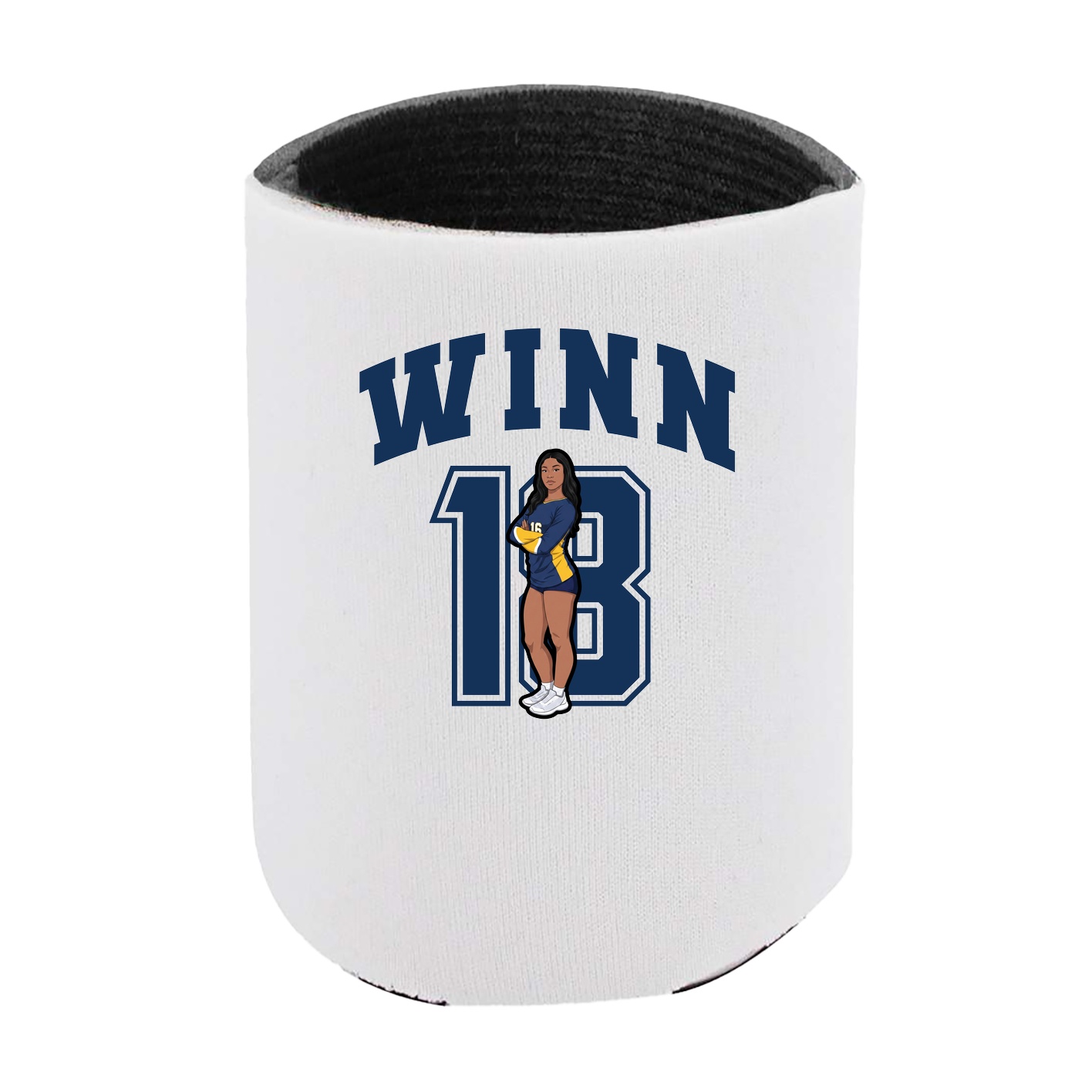 Can Holder — Number in White