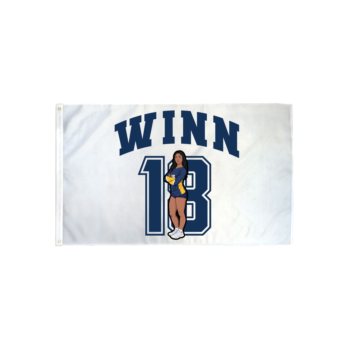 3x5 Flag — Number in Classic