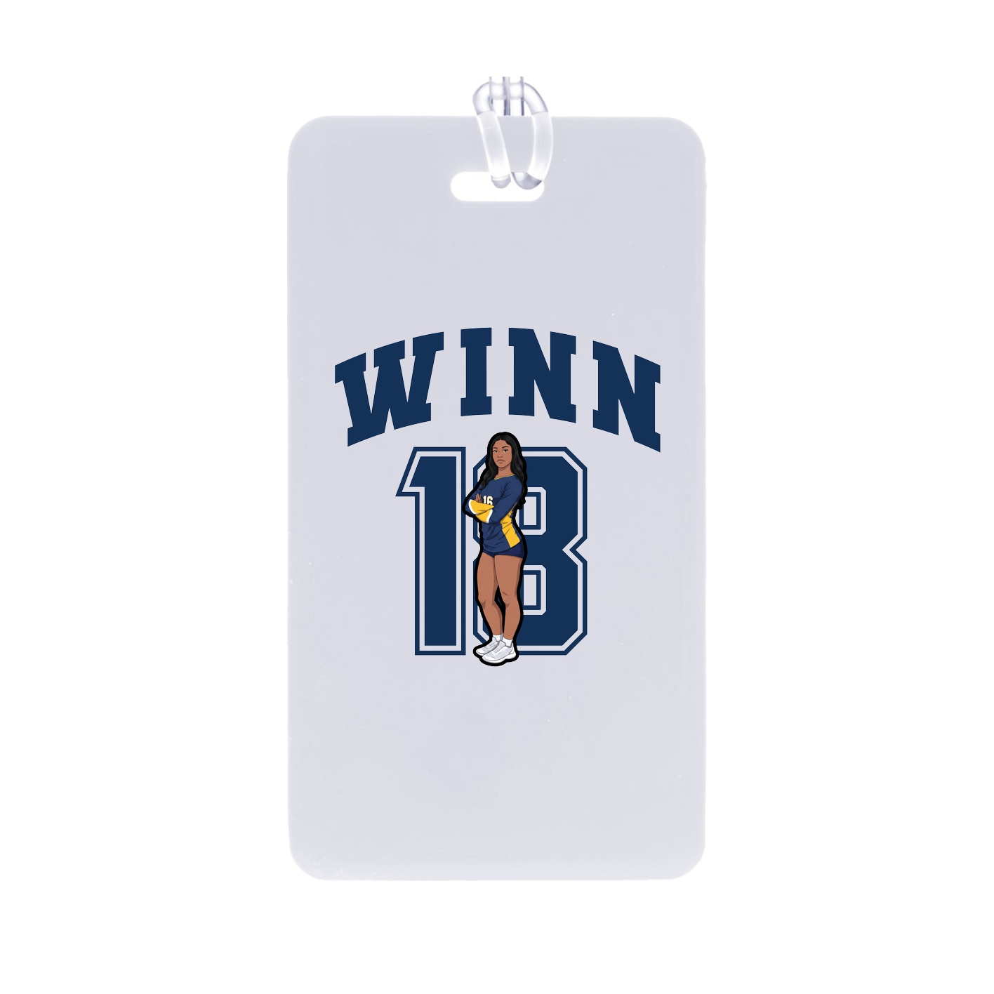 Bag Tag — Number in Classic