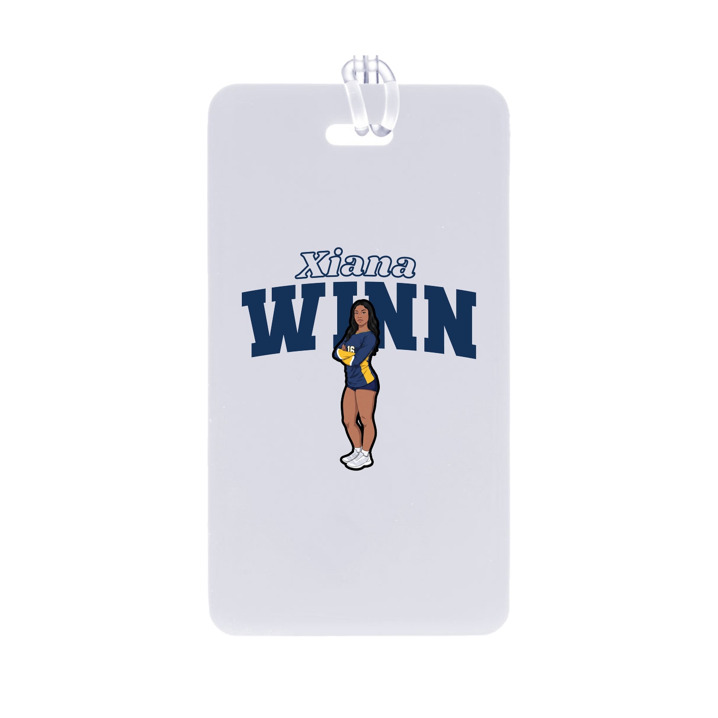 Bag Tag — Name Arch in Classic