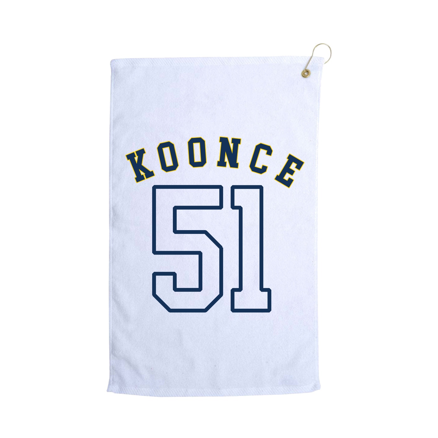 Golf Towel — Shirsey Arch in White