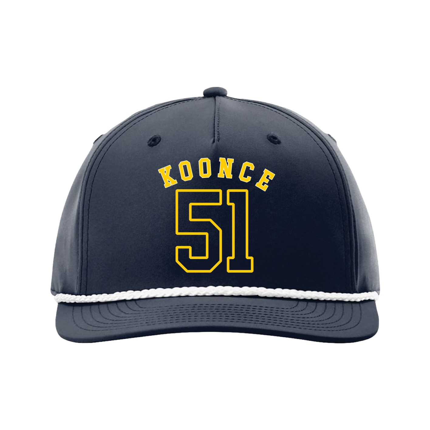 Five-Panel Classic Rope Cap — Shirsey Arch in Navy