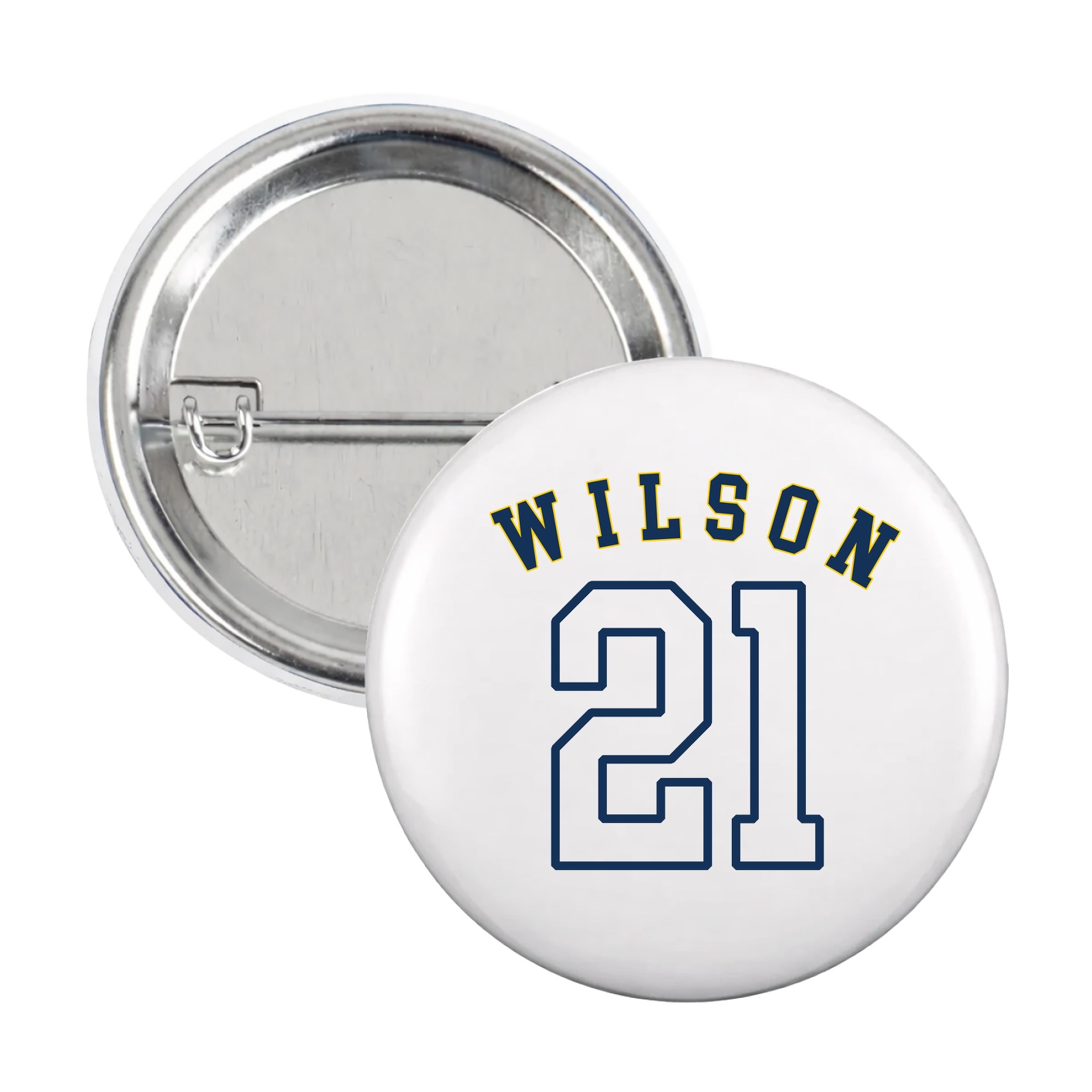 Game Day Button — Shirsey Arch in White