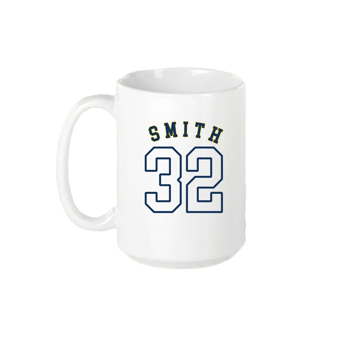 15oz Coffee Mug — Shirsey Arch in White