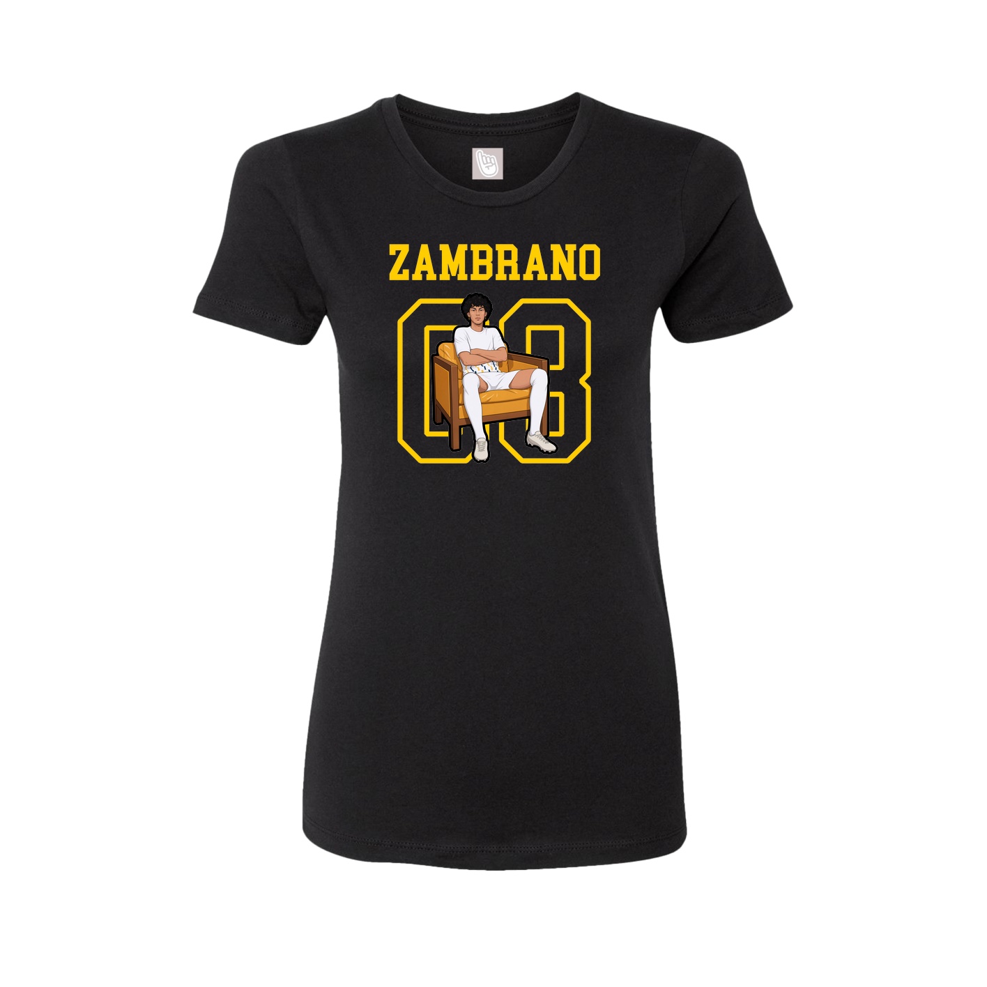 Fitted Women's Tee — Shirsey in Black