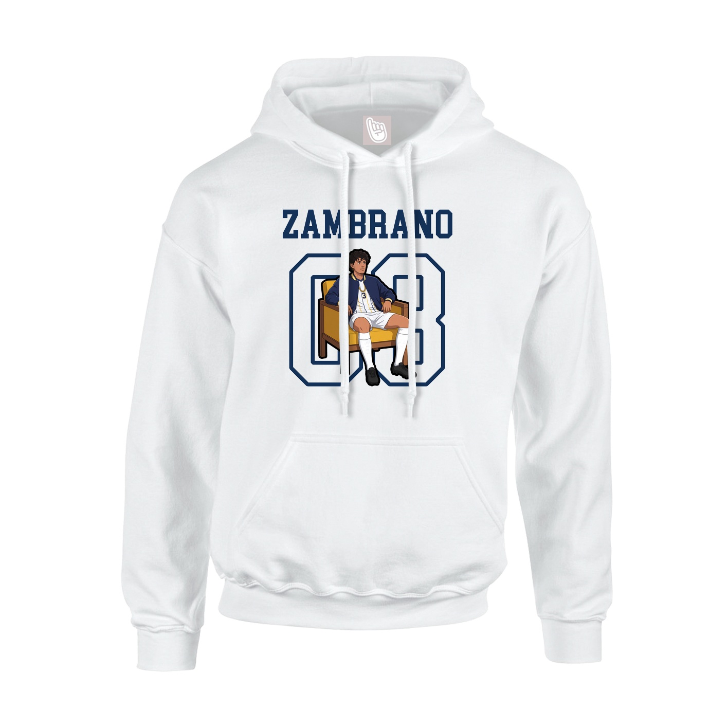 Hoodie — Shirsey in White