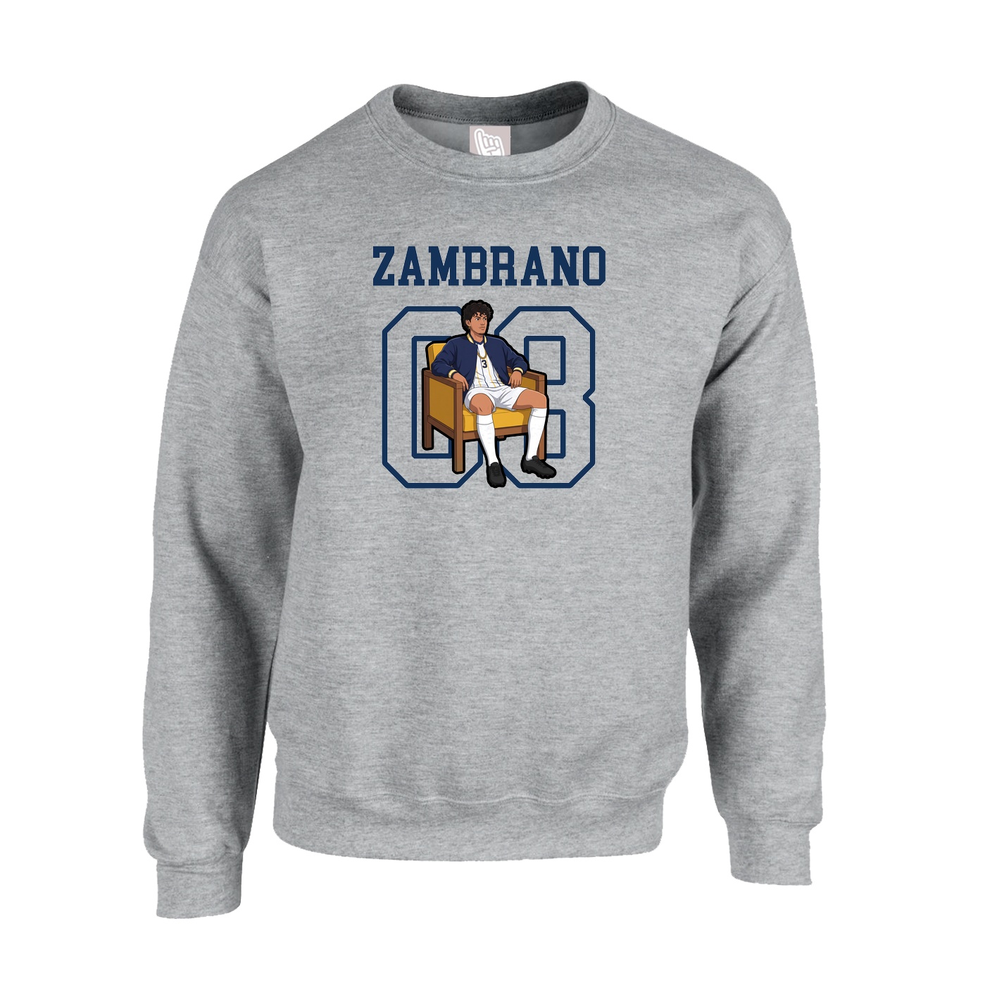 Fleece Crew — Shirsey in Grey