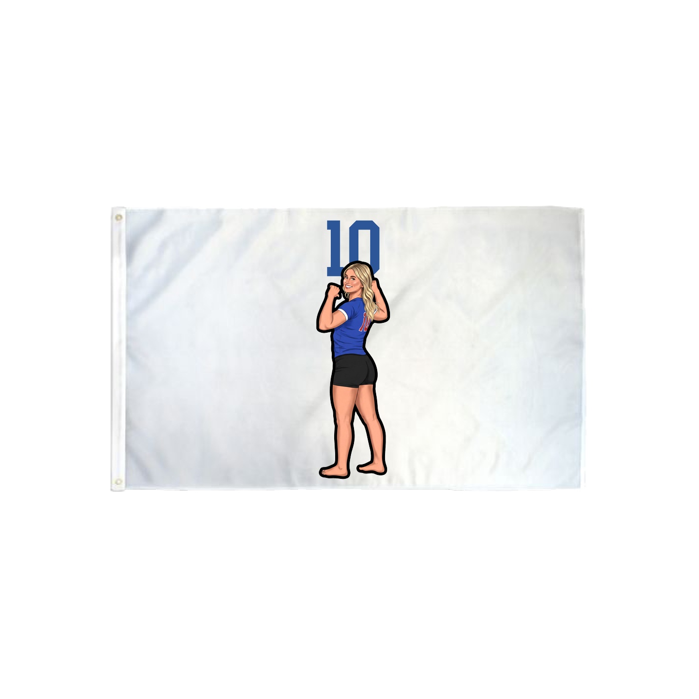 3x5 Flag — Number Top in Classic