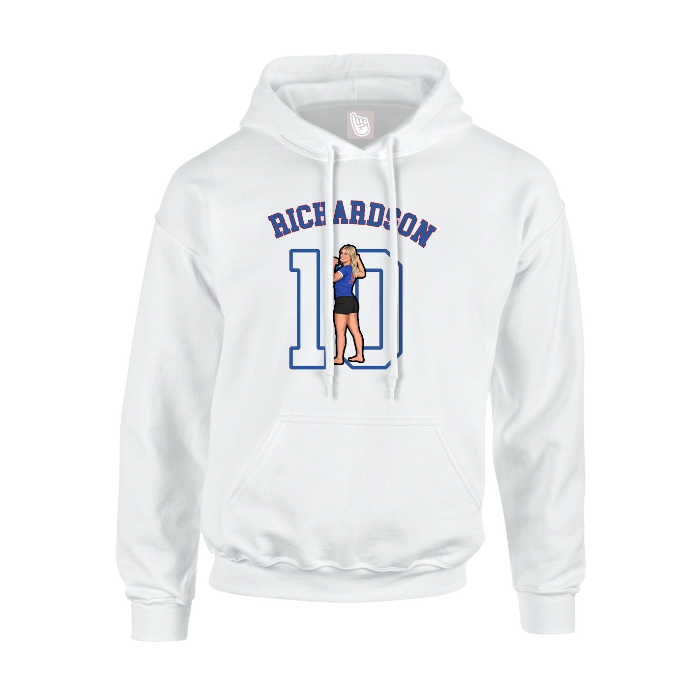 Hoodie — Shirsey Arch in White