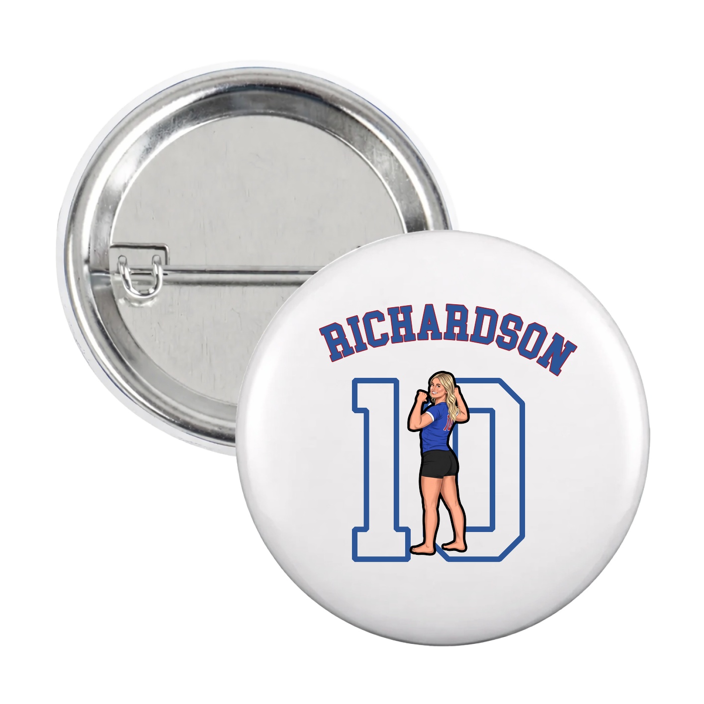 Game Day Button — Shirsey Arch in White