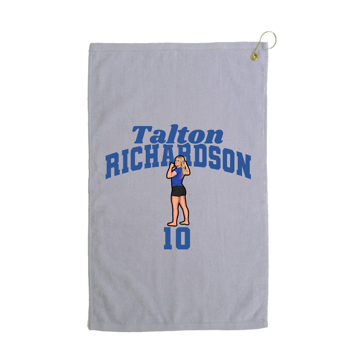Golf Towel — Signature Arch in Grey