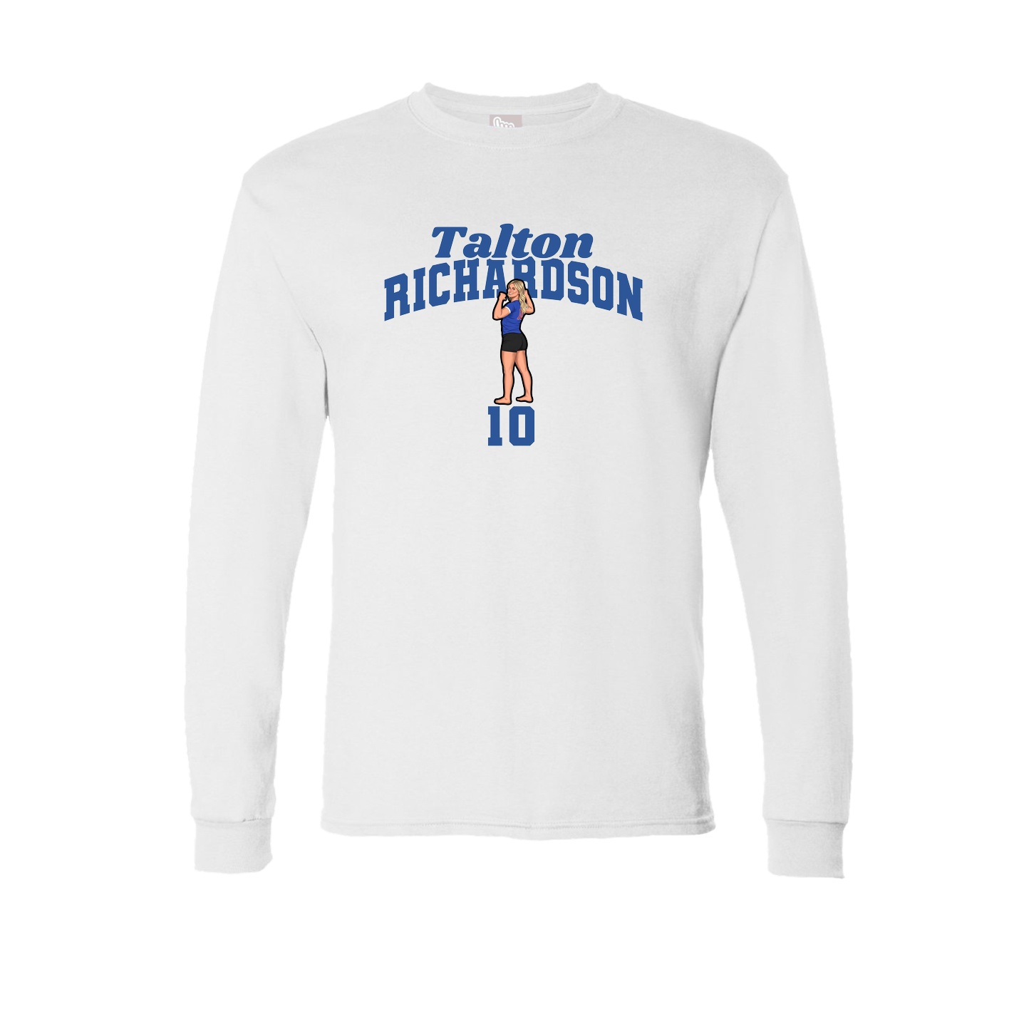 Long Sleeve Tee — Signature Arch in White