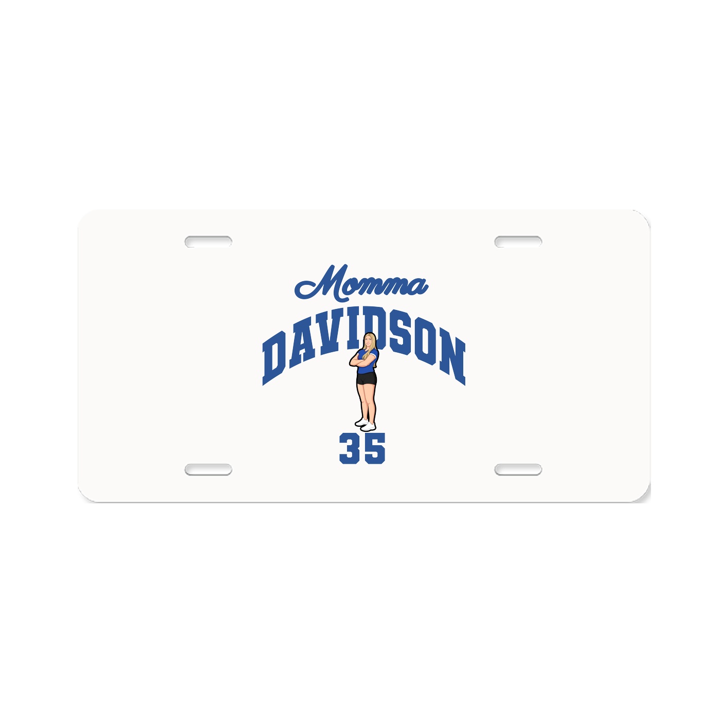 License Plate — Mothers Day Arch in Classic