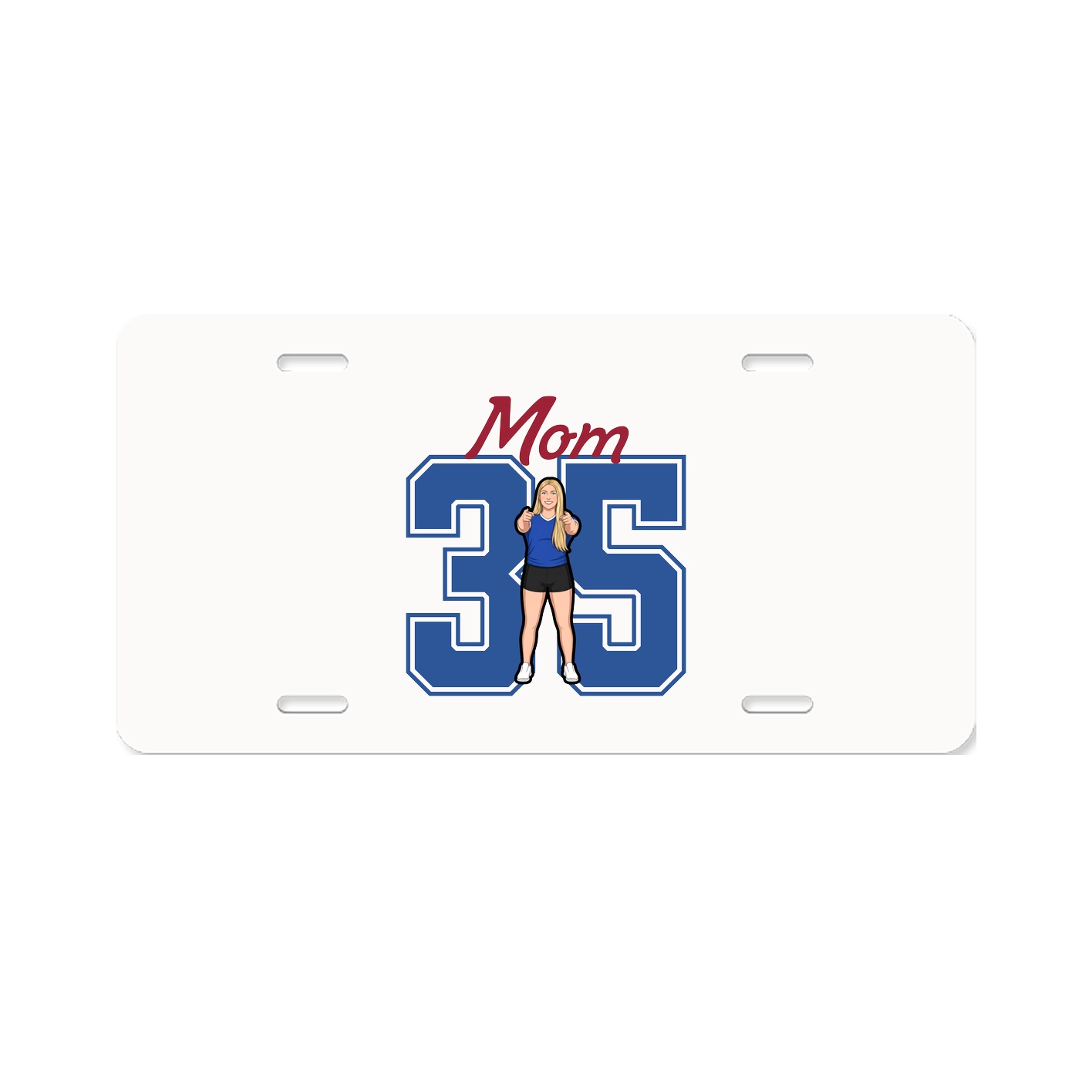 License Plate — Mothers Day Shirsey in Classic