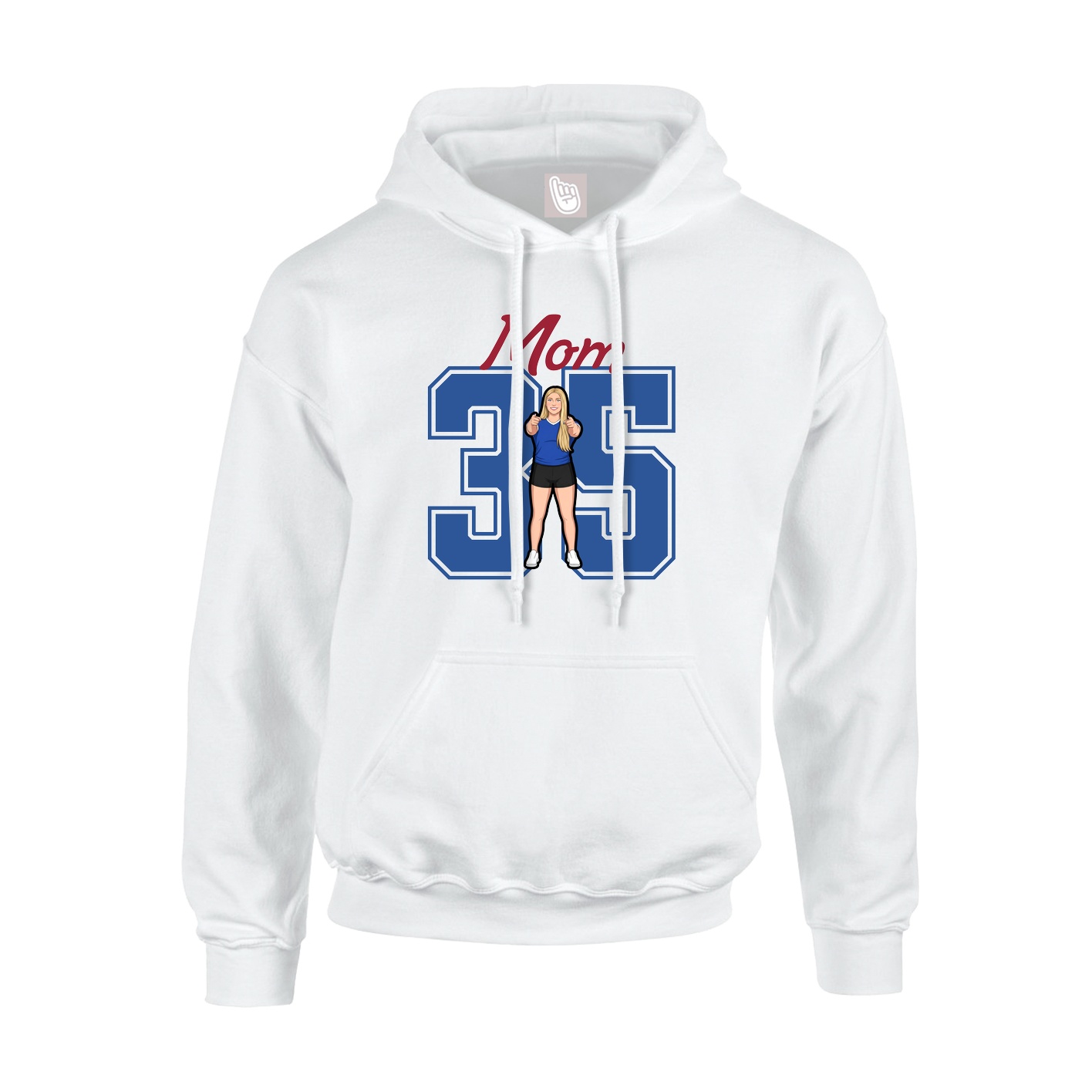 Hoodie — Mothers Day Shirsey in White