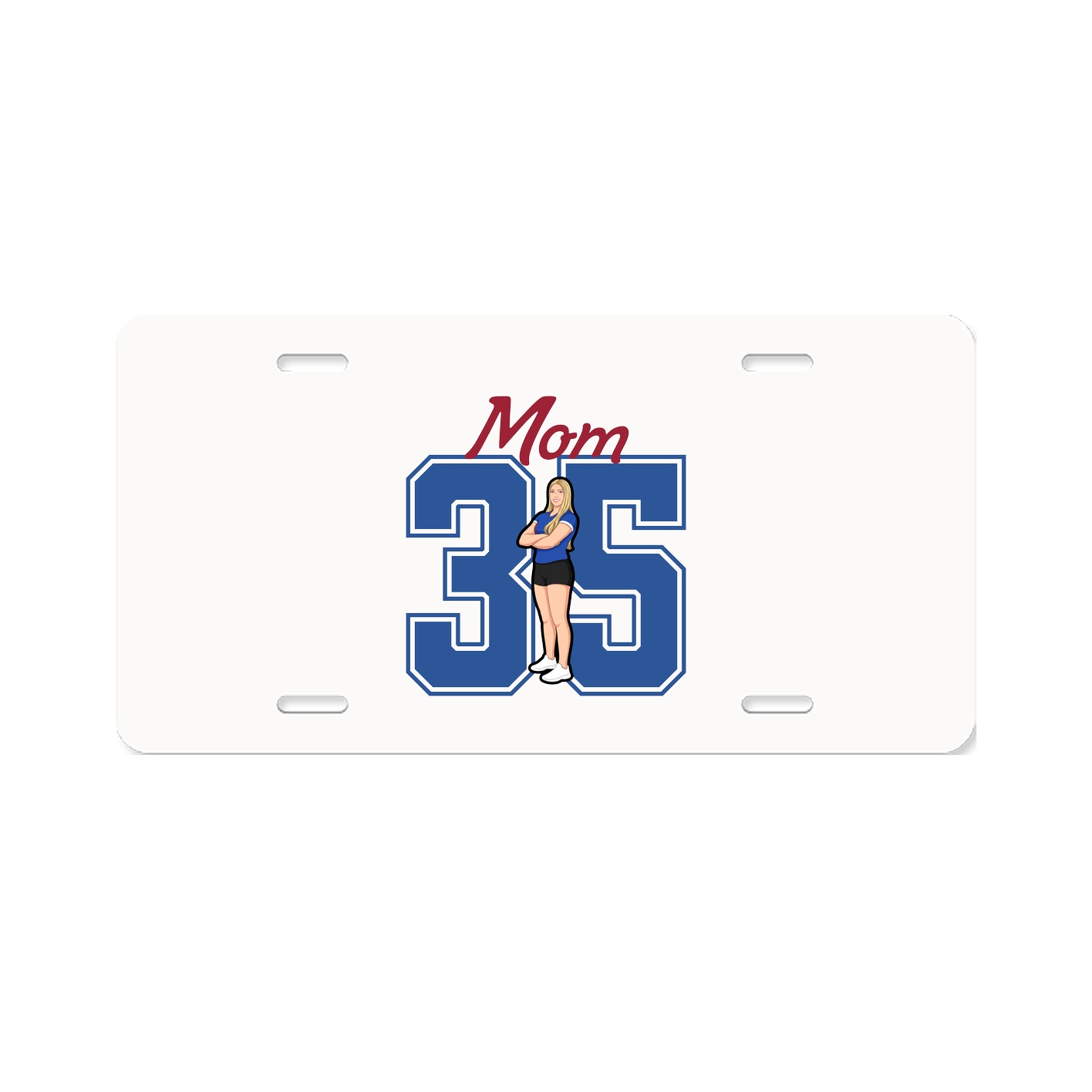 License Plate — Mothers Day Shirsey in Classic