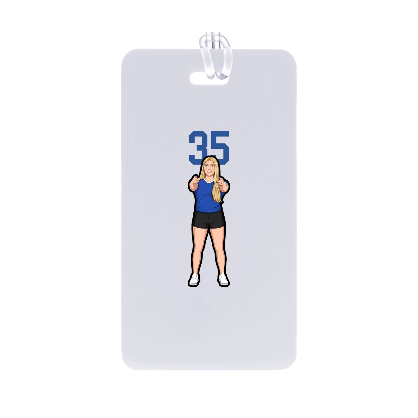 Bag Tag — Number Top in Classic