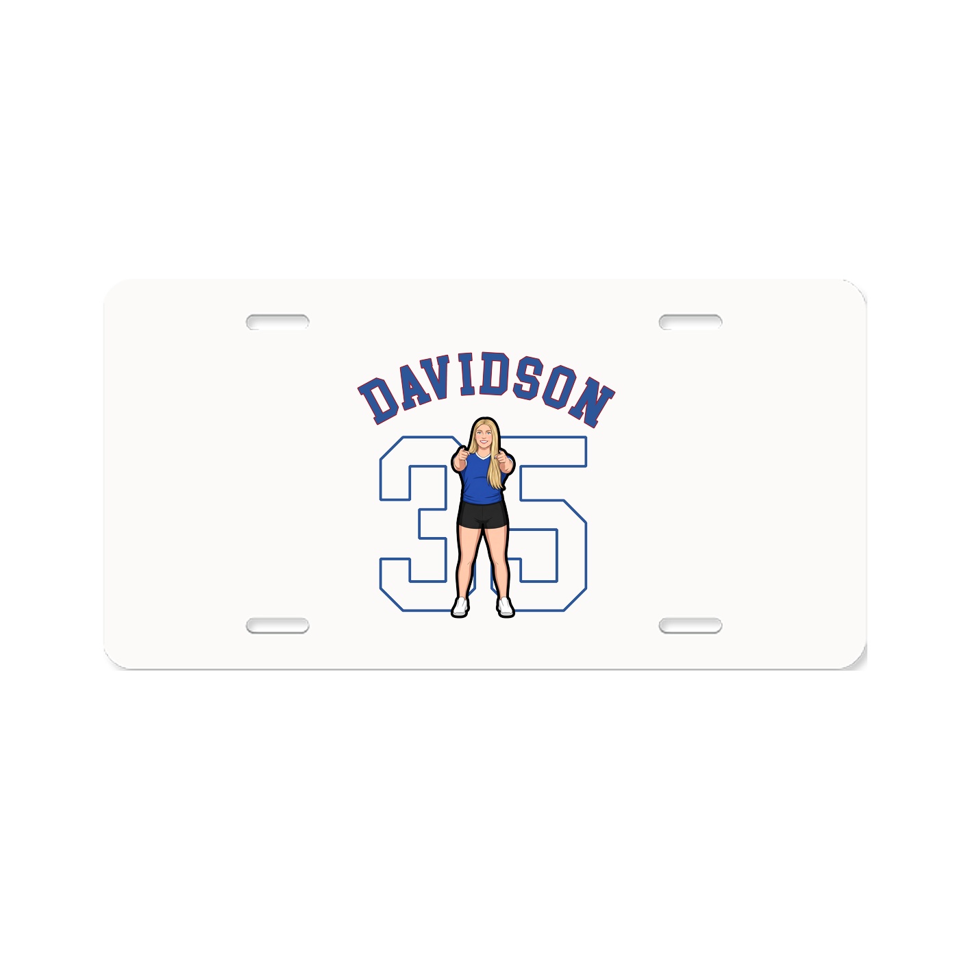 License Plate — Shirsey Arch in Classic