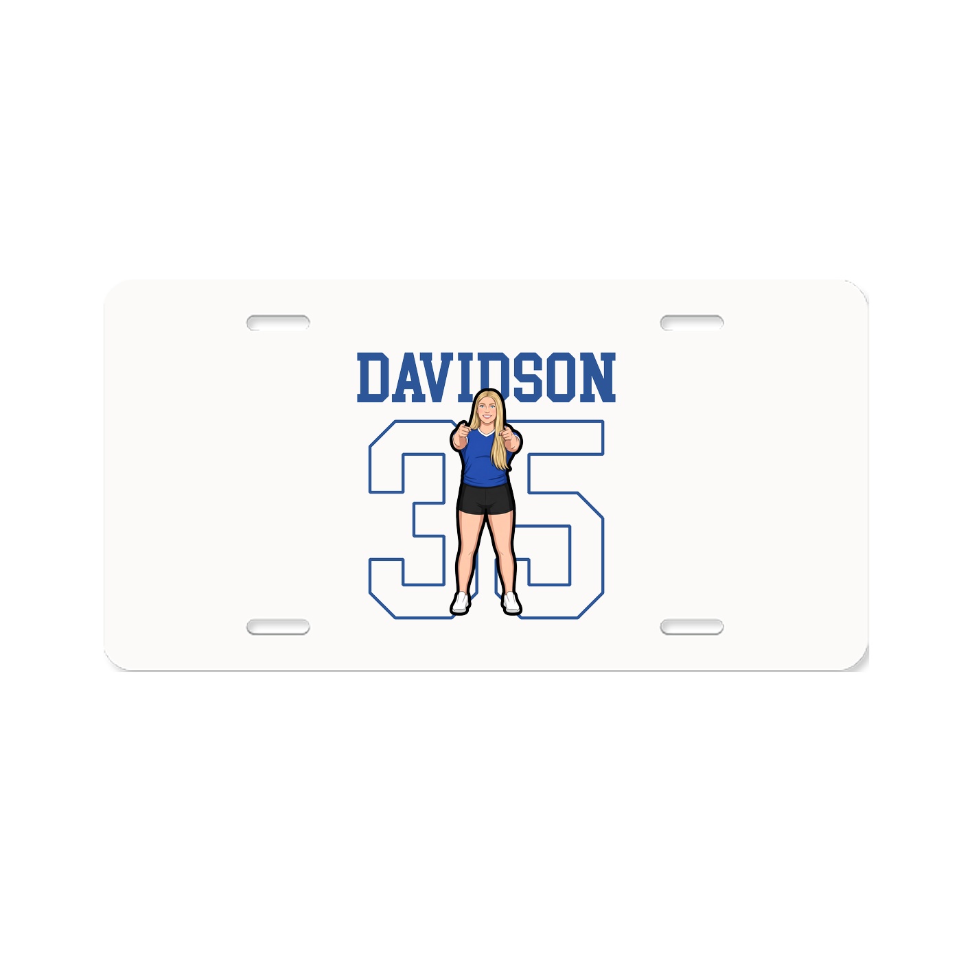 License Plate — Shirsey in Classic