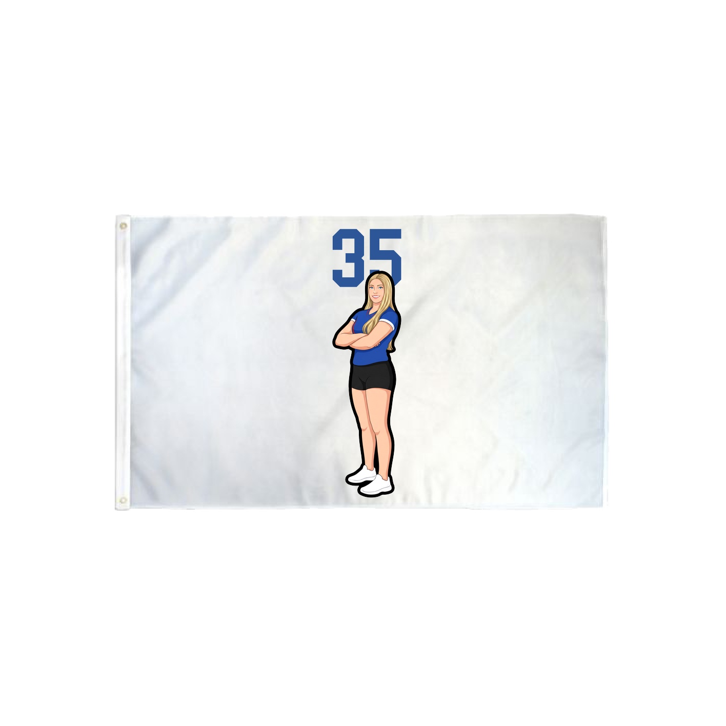 3x5 Flag — Number Top in Classic