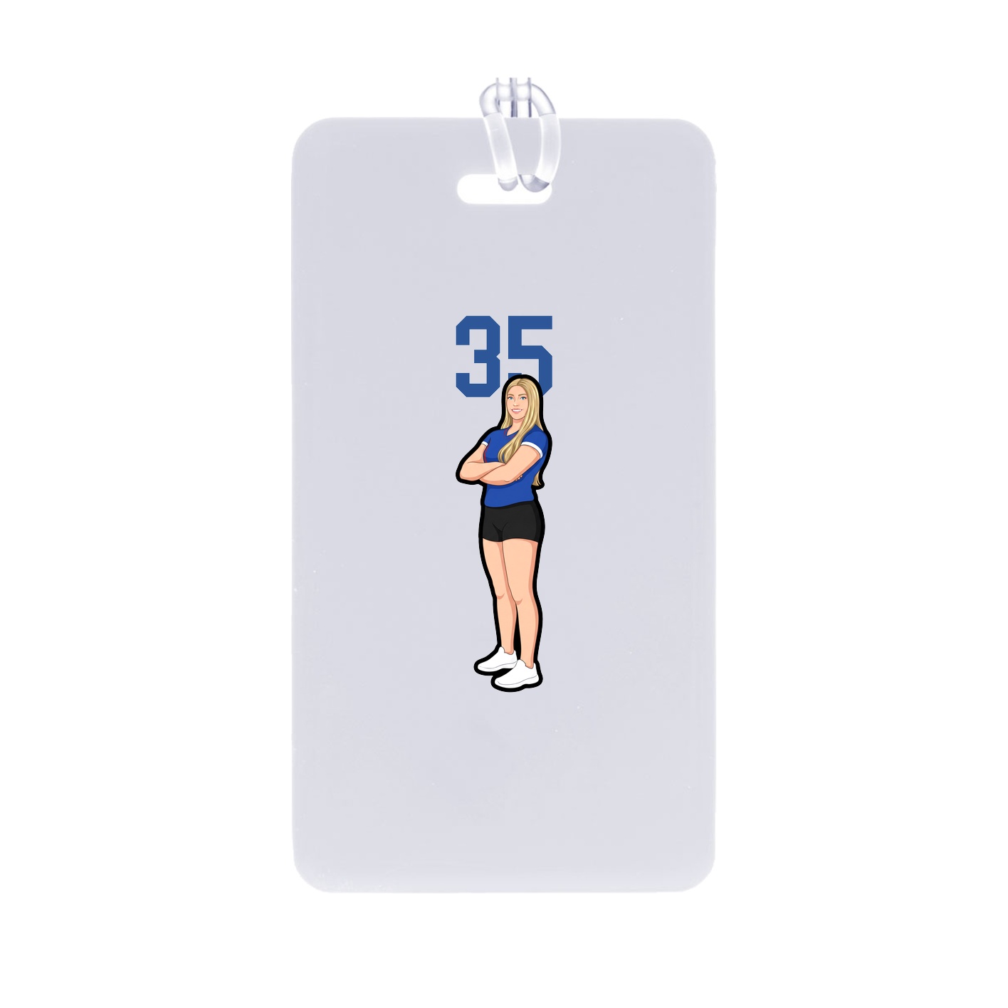 Bag Tag — Number Top in Classic