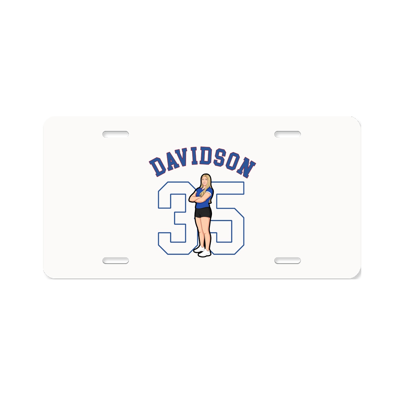 License Plate — Shirsey Arch in Classic