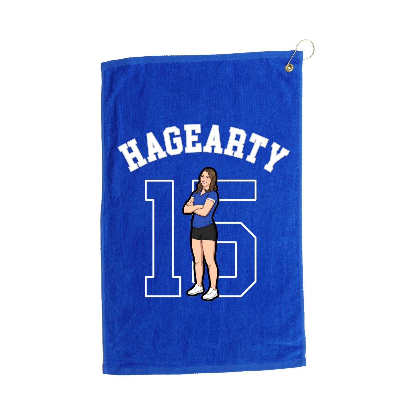Golf Towel — Shirsey Arch in Royal