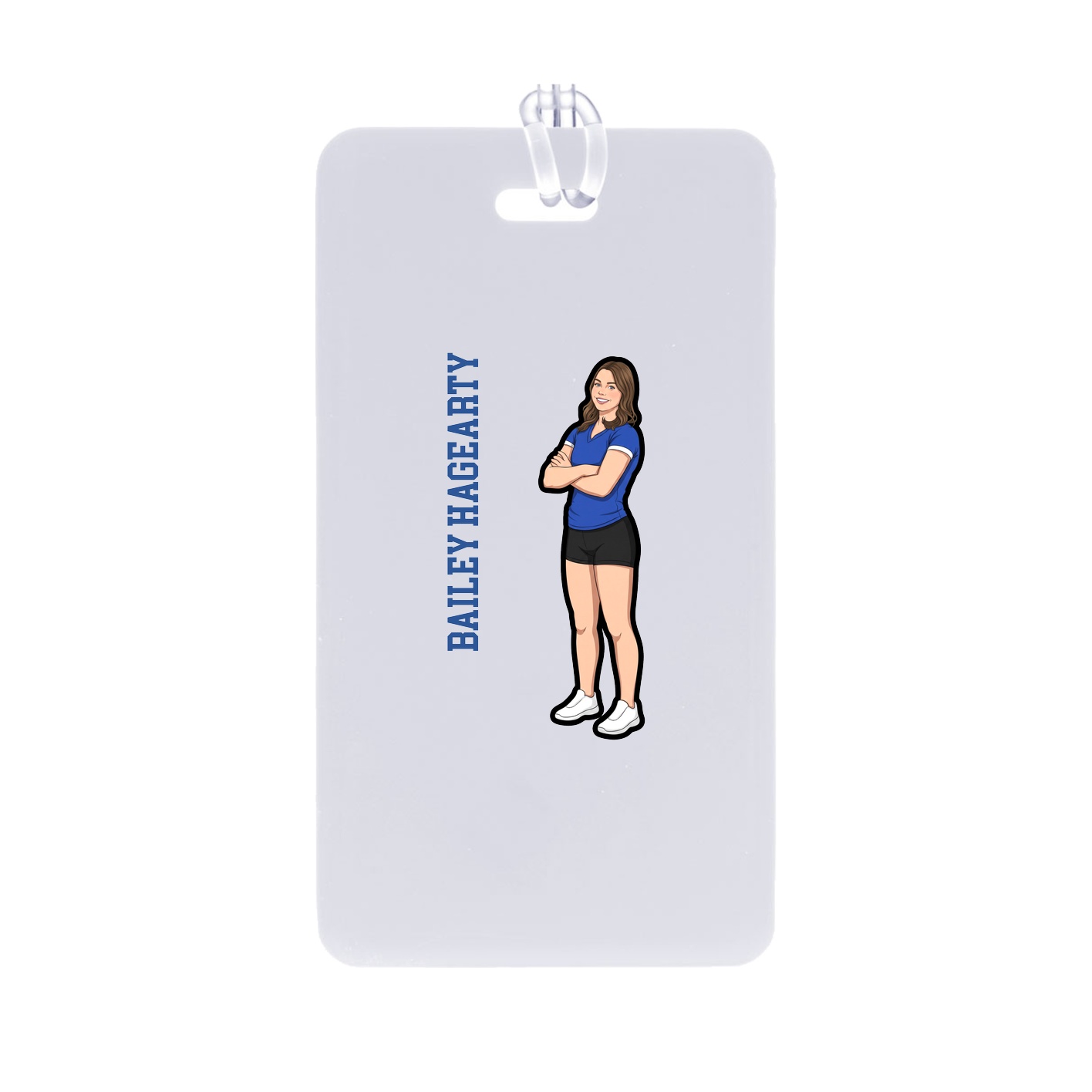Bag Tag — Name Vertical in Classic